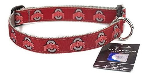 Todo El Collar De Perro De La Cinta Buckeyes De Ohio State E