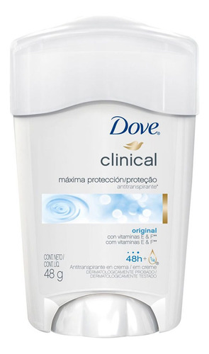 Antitranspirante en crema Dove Original 48 g