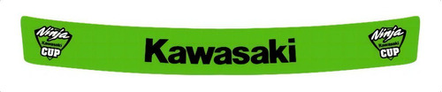 Adesivo Viseira Refletivo Compatível Kawasaki - Verde Vis22 Cor VISEIRA REFLETIVA KAWASAKI - VERDE