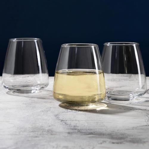 Juego De 6 Copas De Vino Apilables Sin Tallo De Libbey, Jueg