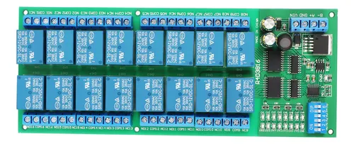 comprar Módulo De Relé Rs485, Placa Pcb Rtu De 16 Canales Industrial