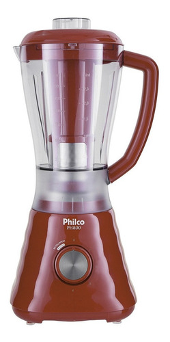 Liquidificador Philco PH800 2.4 L vermelho com jarra de acrílico 220V