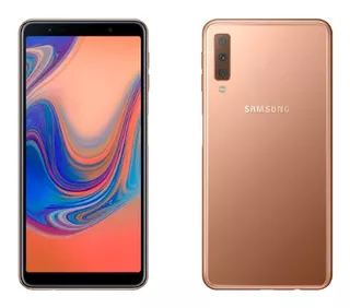 Samsung Galaxy A7 2018 64 Gb Dorado Bueno
