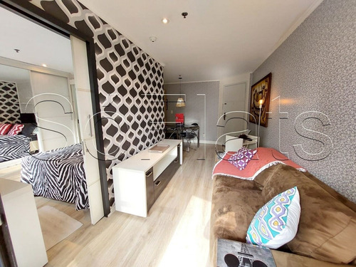 Imagem 5 de 15 de Flat Slaviero Essential São Paulo Ibirapuera Disponível Para Venda Com 35m² E 01 Vaga De Garagem - Sf38800