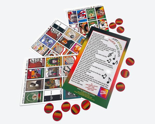 Juego De Bingo Divertido De Lotería Afroamericana Para Todos
