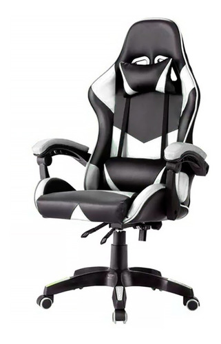 Cadeira Gamer Ergonômica Branco Best Chair Cgb-104 Material do estofamento Couro sintético