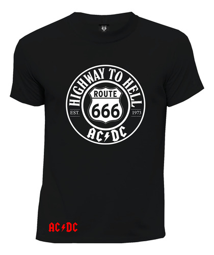 Camiseta Rock Ac/dc Highway To Hell