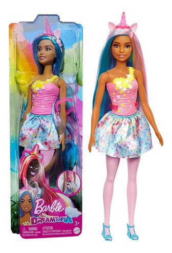 Barbie Dreamtopia Boneca Unicórnio Chifre Rosa - Mattel