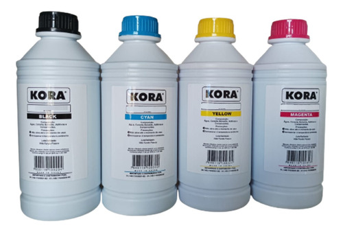 4 Litros Tinta Impressora L110 L220 L375 L395 L495 L565 L800