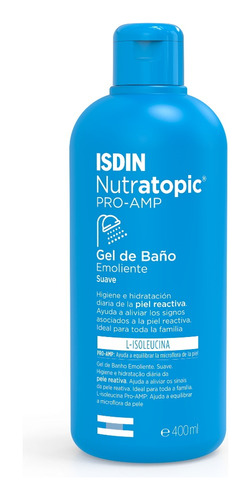 Isdin Nutratopic Pro Gel Baño Emoliente Piel Atópica 400ml