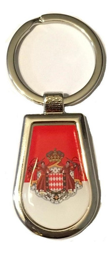 Chaveiro Da Bandeira De Mônaco