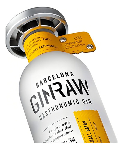 Pack De 2 Ginebra Ginraw Gastronomic Gin 750 Ml