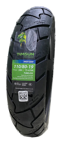 Llanta Timsun 110-80-19 Tl Sellomatic Sport Touring Ts659a