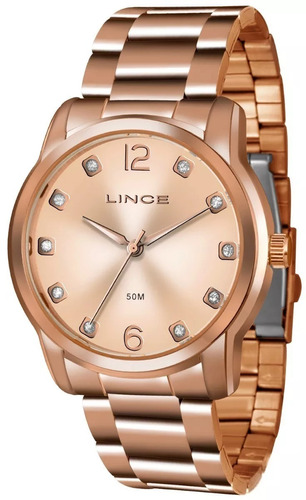 Relogio Lince Feminino Lrr4391l R2rx Rose Gold Analogico