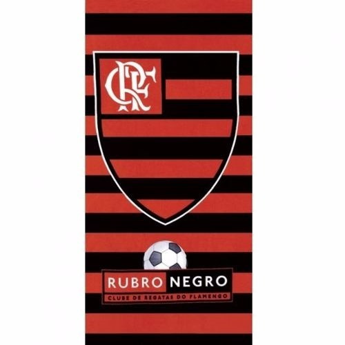 Toalha De Praia Gigante Aveludada Flamengo 06 - Dohler