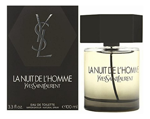 La Nuit De L'homme By Yves Saint Laurent For Men 3.3 Oz Edt