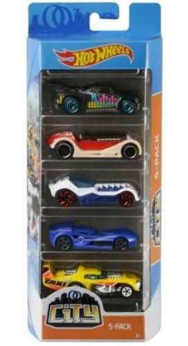 Autos Hot Wheels Pack X 5