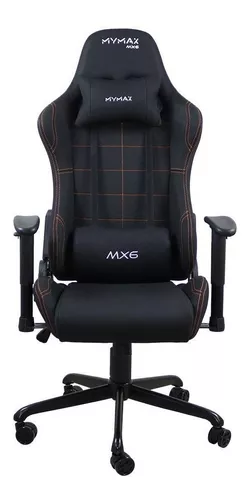 Cadeira Gamer Mx6 Giratoria Preto Laranja Mymax | MercadoLivre