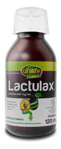 Lactulax Unilife Sabor Ameixa 120ml