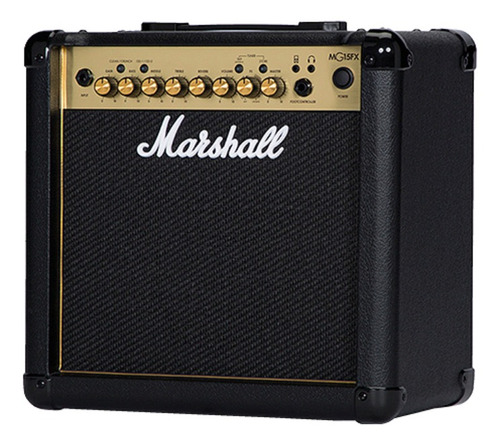 Imagen 3 de 4 de Amplificador Marshall MG15GFX Transistor para guitarra de 15W color negro 230V