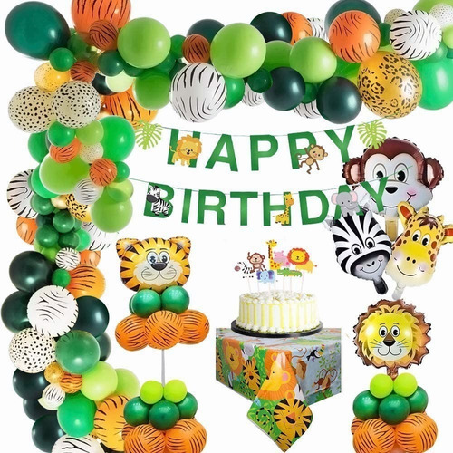 Jungle Boy Cumpleaños Decoraciones Safari Cumpleaños