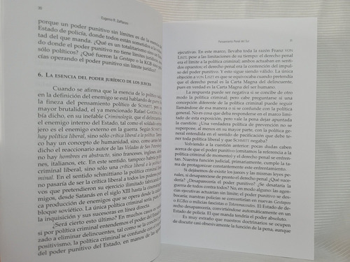 Pensamiento Penal Del Sur N°2 2006 Raul Zaffaroni Di Placido