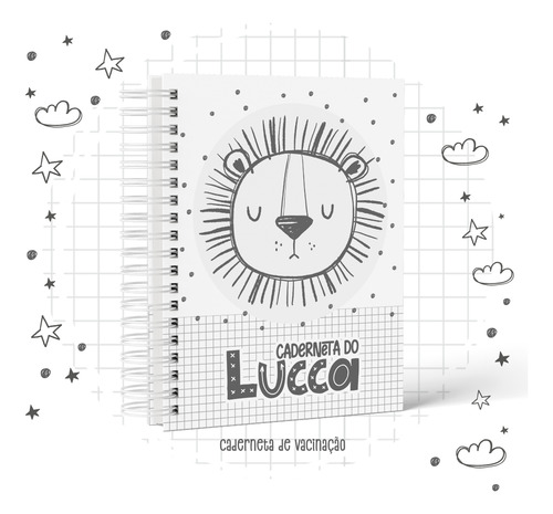 Kit Livro Do Bebê E Caderneta De Sáude - Leão Escandinavo