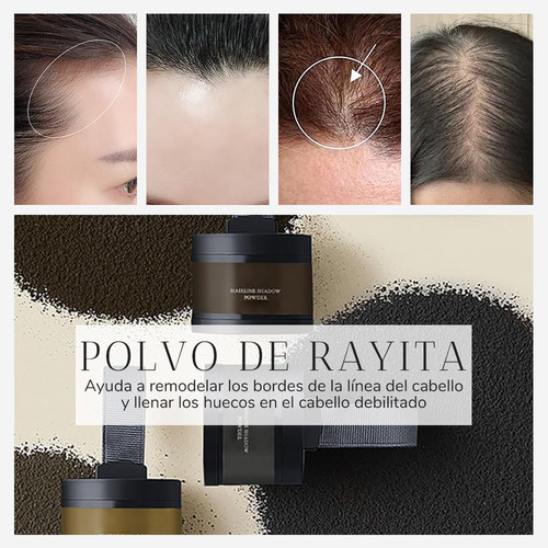 Pó Para Linha Do Cabelo, Pó Para Retoque De Raiz, Sombra
