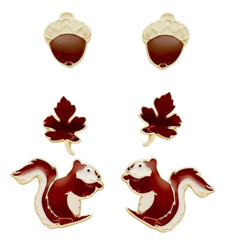 Rosemarie Collections - Juego De 3 Aretes De Tuerca Favorito