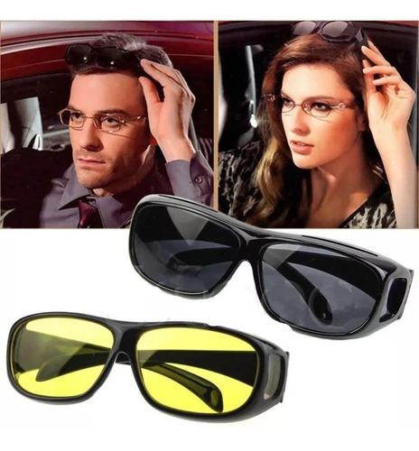 Gafas Hd Combo Gafas Vision Dia Y Noche