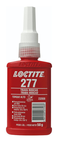 Adhesivo Loctite 277 50gr Traba Roscas Torque Alto
