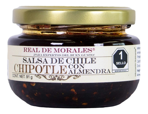 Salsa Gourmet Chile Chipotle Con Almendras Kosher Rm