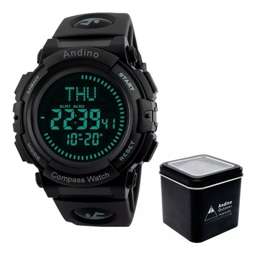 Reloj Andino Brujula Sumergible Militar Resistente Golpes