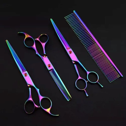 X Kit Profesional Tijeras Estilista Barbero Peluquero Peine