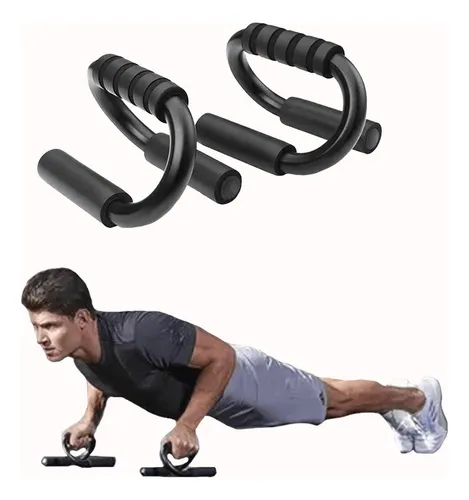 Barras Paralelas Push Up Entrenamiento Flexiones Pecho Gym Color Negro