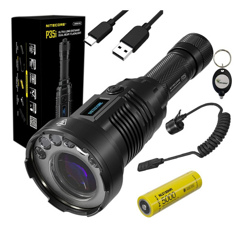 Linterna Nitecore P35i Series 3000 Lumens 1650 Metros Mano