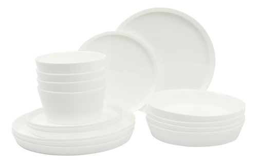 Juego De Vajilla Gibson Home Modern Opal, 16 Piezas