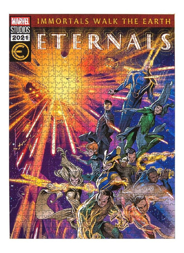 Rompecabezas Marvel The Eternals Coleccionable - 1000 Piezas