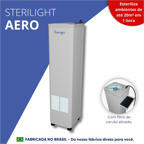 Aparelho Sterilight Aero Luz Uvc Estereliza Virus Academia