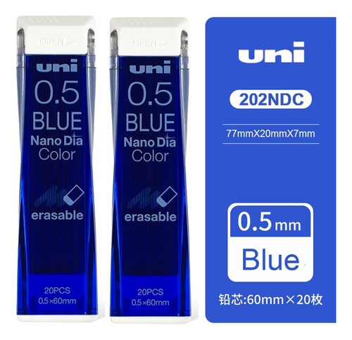 Puntillas De Color / Minas De Colores / 0.5 Mm/ Uni Nano Dia