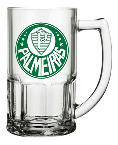 Caneca De Vidro Palmeiras