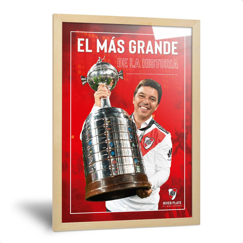 Cuadros De Gallardo En River Plate Copa Libertadores 20x30cm