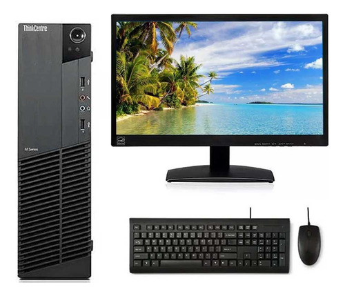 Cpu Lenovo M91 Core I7 2ªg 8gb Hd 320gb Wifi + Monitor 20