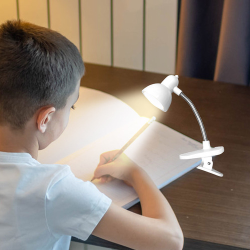 Lámpara Led Pequeña Con Miniclip Con Luz Nocturna, Mesita De