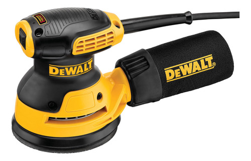 Lijadora  profesional  roto orbital DeWalt Profissional DWE6421 con sistema velcro  amarilla 50Hz/60Hz 280W 220V