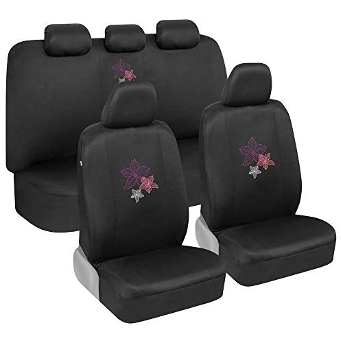 Juego Completo De Fundas De Asiento De Coche De Flores ...