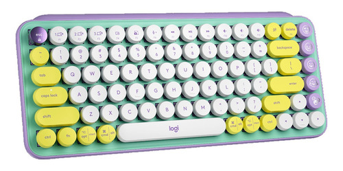 Teclado Inalambrico Mecanico Logitech Pop Keys Daydream Fact