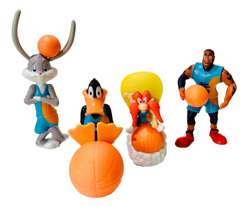 Coleção Bonecos Filme Space Jam Looney Tunes Kit Com 4 (Usado)