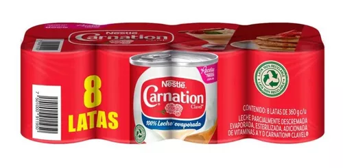 Leche Evaporada Carnation Clavel 360g - Justo Súper a Domicilio