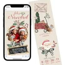 Comprar Invitación Navidad Con Foto Interactiva Inteligente Whatsapp
